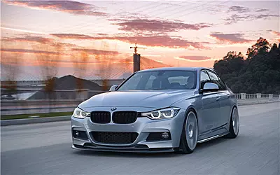 BMW 3 Series F30 F35 M-Tech GV Style Carbon Fiber Front Lip | 2013–2019 BMW 3 Series F30 F35 M-Tech GV Style Carbon Fiber Front Lip | 2013–2019